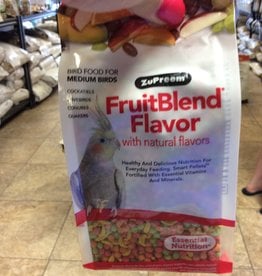 ZUPREEM ZUPREEM- FRUIT BLEND- PELLETED DIET- 5X3X8- 14 OZ- MEDIUM BIRD