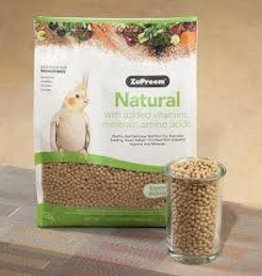 ZUPREEM BIN #37- ZUPREEM- NATURAL- PELLETED DIET- 30X18X6- 20 LB- COCKATIEL