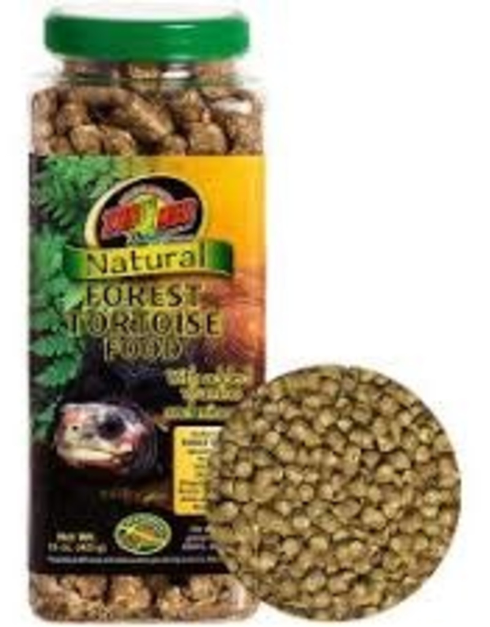 ZOO MED LABORATORIES, INC. ZOO MED- ZM-121- NATURAL- TORTOISE FOOD- FORREST- 3X3X8- 15 OZ