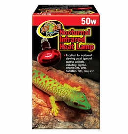 ZOO MED LABORATORIES, INC. ZOO MED- RS-50- NOCTURNAL- INFRARED- HEAT LAMP/BULB- 3X3X4- 50W
