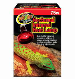 ZOO MED LABORATORIES, INC. ZOO MED- RS-75- NOCTURNAL- INFRARED- HEAT LAMP/BULB- 3X3X4- 75W