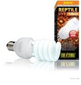 EXO TERRA PT2189- COMPACT- FULL SPECTRUM- BULB- 3X3X4- UVB-150- DESERT- HIGH OUTPUT- 26W