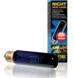 EXO TERRA EXO TERRA- PT2122- NIGHT HEAT- MOONLIGHT LAMP/BULB- BLUE GLASS- 3X3X5- 25W
