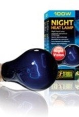 EXO TERRA EXO TERRA- PT2058- NIGHT HEAT- MOONLIGHT LAMP/BULB- BLUE GLASS- 3X3X5- 100W