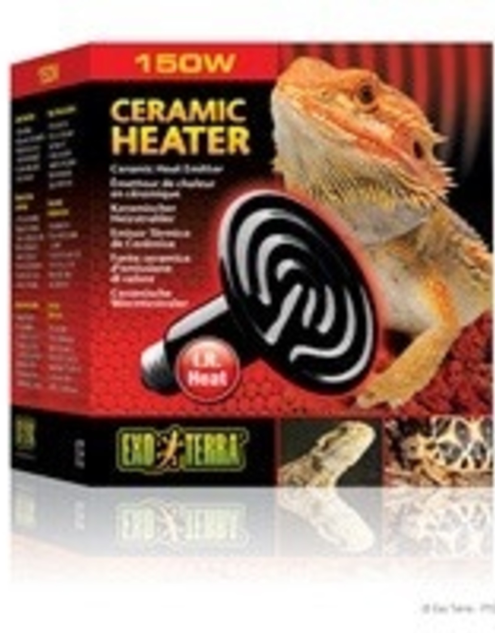 EXO TERRA EXO TERRA- PT2047- CERAMIC HEATER- RADIANT HEAT- 4X4X6- 150W- INFRARED