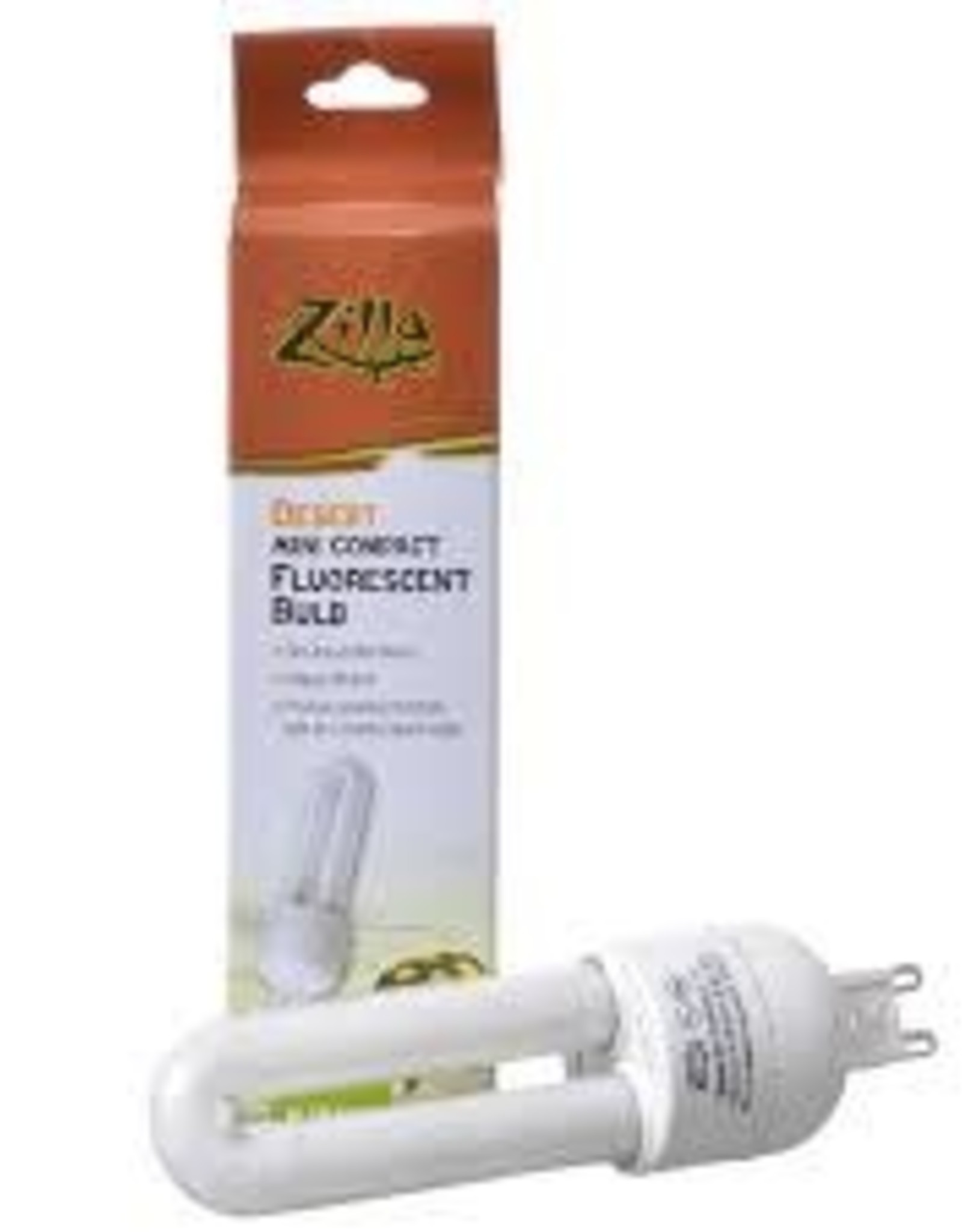 ZILLA PET PRODUCTS ZILLA- COMPACT FLORESCENT BULB- 5.63X1.38X1.38- 6W- MINI- DESERT