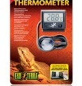 EXO TERRA EXO TERRA- PT2472- THERMOMETER WITH PROBE AND REMOTE SENSOR- 1X2X1.5-  DIGITAL