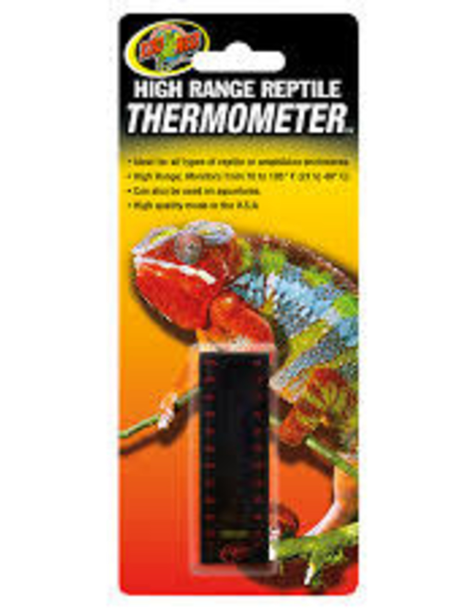 ZOO MED LABORATORIES, INC. ZOO MED- TH-10- THERMOMETER- HI-RANGE REPTILE- 2X.5X5