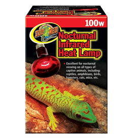 ZOO MED LABORATORIES, INC. ZOO MED- RS-100- NOCTURNAL- INFRARED- HEAT LAMP/BULB- 4X4X3- 100W