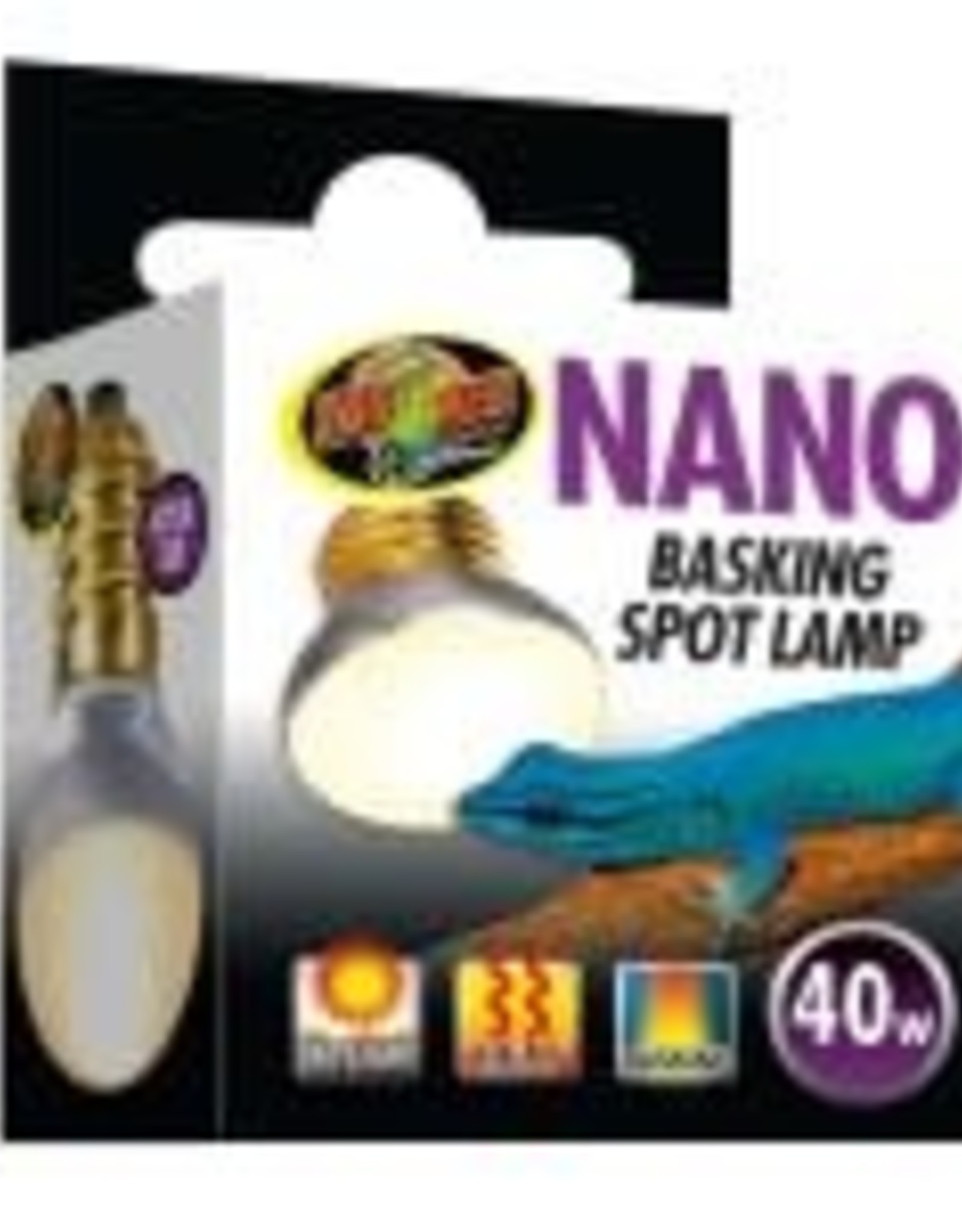 ZOO MED LABORATORIES, INC. ZOO MED- SL-40N- NANO- BASKING SPOT LAMP/BULB- 3X3X4- 40W