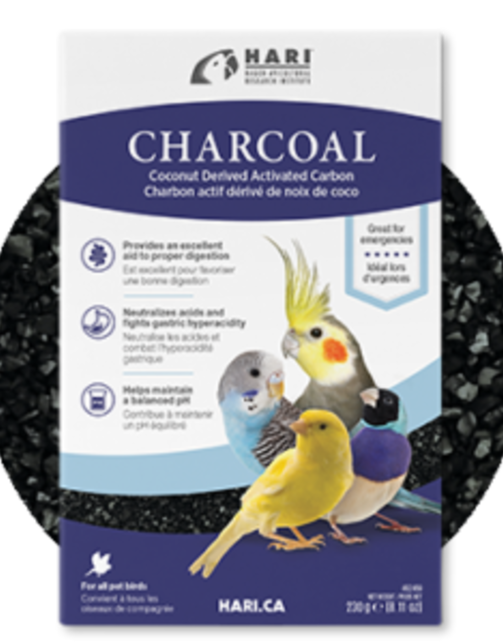 HARI HARI- B2459- CHARCOAL- 5X1.5X7- 8.11 OZ