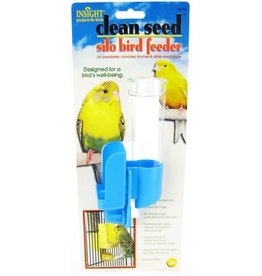 JW PET COMPANY JW- 31305- BIRD- INSIGHT- CLEAN SEED SILO- BIRD FEEDER-2X2X8- SMALL