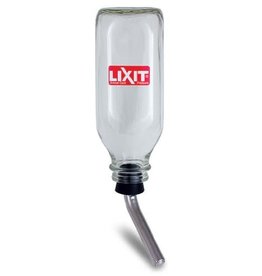 LIXIT ANIMAL CARE PRODUCTS LIXIT- GLASS BOTTLE-4X4X10- WITH HARDWARE AND STOPPER- 16 OZ- LARGE