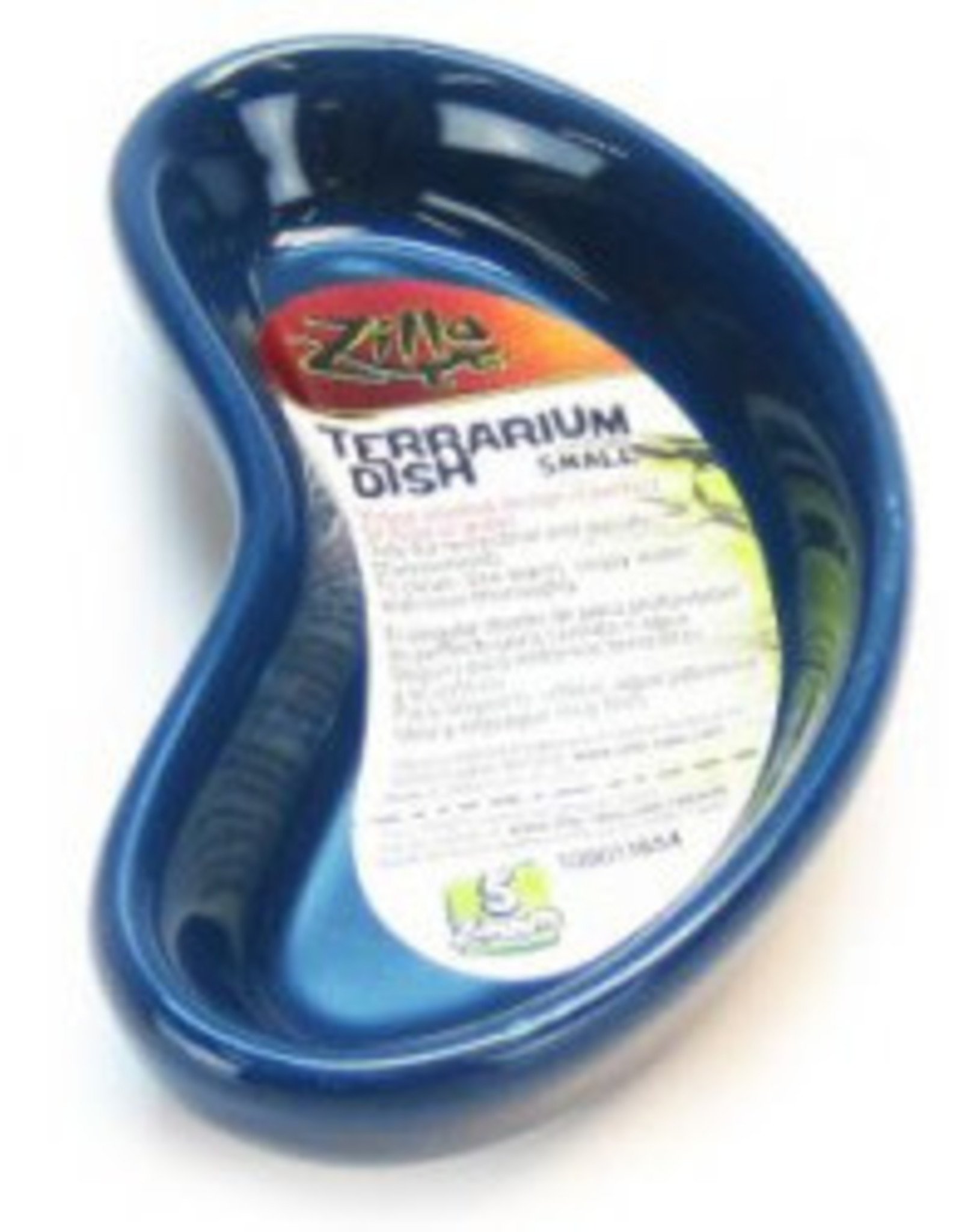 ZILLA PET PRODUCTS ZILLA- LOW TERRARIUM DISH- 4X2.4X1- SMALL- (COLORS VARY)