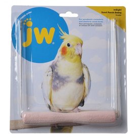JW PET COMPANY JW- 31206- BIRD- INSIGHT- SAND PERCH- SWING-8X8X1- MEDIUM