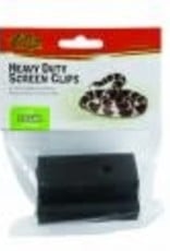 ZILLA PET PRODUCTS ZILLA- SCREEN CLIPS-  HEAVY DUTY- 6X4X1- SMALL- 29 GALLON