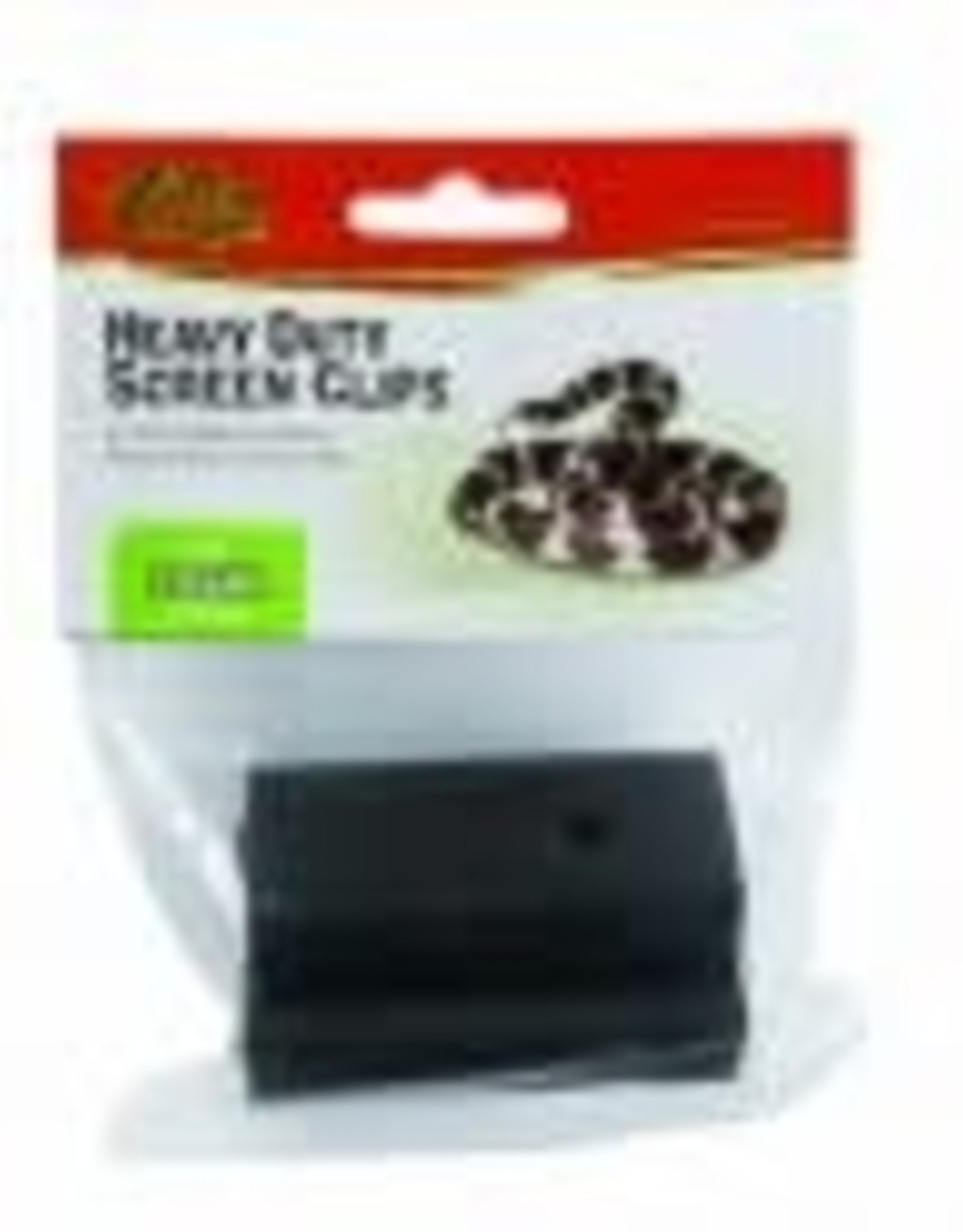 ZILLA PET PRODUCTS ZILLA- SCREEN CLIPS-  HEAVY DUTY- 6X4X1- SMALL- 29 GALLON