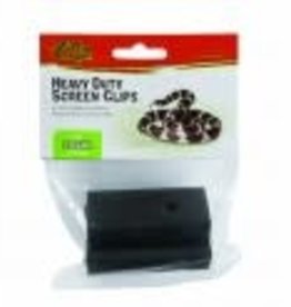 ZILLA PET PRODUCTS ZILLA- SCREEN CLIPS-  HEAVY DUTY- 6X4X1- SMALL- 29 GALLON