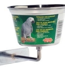LIVING WORLD LIVING WORLD- 80751 STAINLESS STEEL PARROT CUP 16 OZ