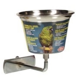 LIVING WORLD LIVING WORLD- 80750 STAINLESS STEEL PARROT CUP 12 OZ