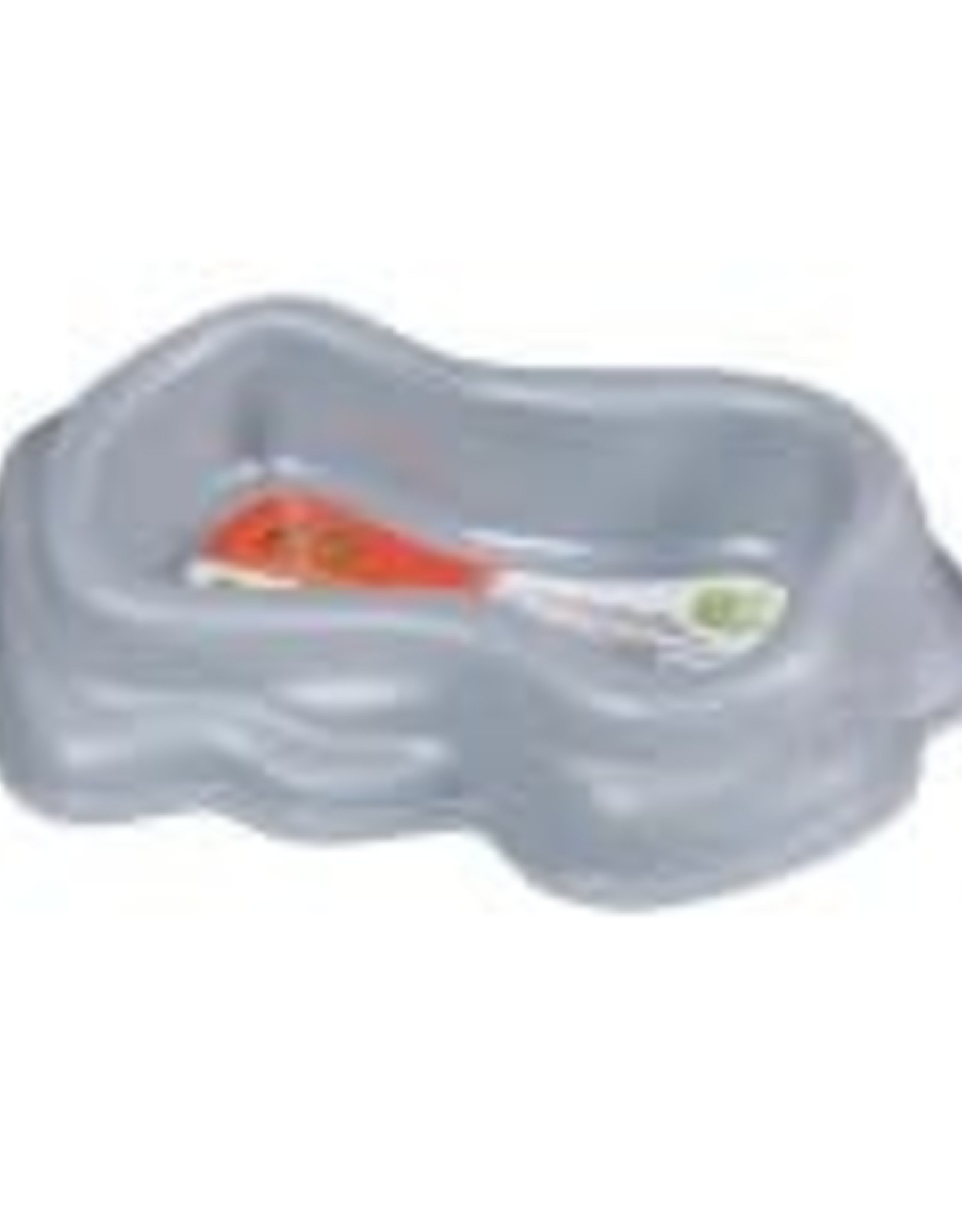 ZILLA PET PRODUCTS ZILLA- DURABLE DISH- 6.5 x 4 x 1.25- MEDIUM- GREY