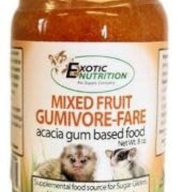 EXOTIC NUTRITION EXOTIC NUTRITION- 38402- GUMMIVORE-FARE-3X3X6- MIXED FRUIT WITH ACACIA GUM- 7 OZ