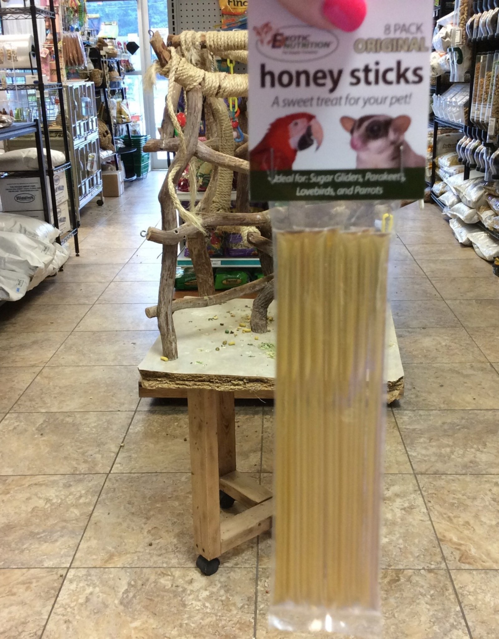 EXOTIC NUTRITION EXOTIC NUTRITION- EN910- HONEY STICKS-3X8X.5- ORIGINAL 8 PK