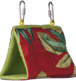 SCOOTER Z'S PET ACCESSORIES SNUGGLIE- TENT- TROPICAL- SOFT-SIDE- 10X11X13- EXTRA LARGE