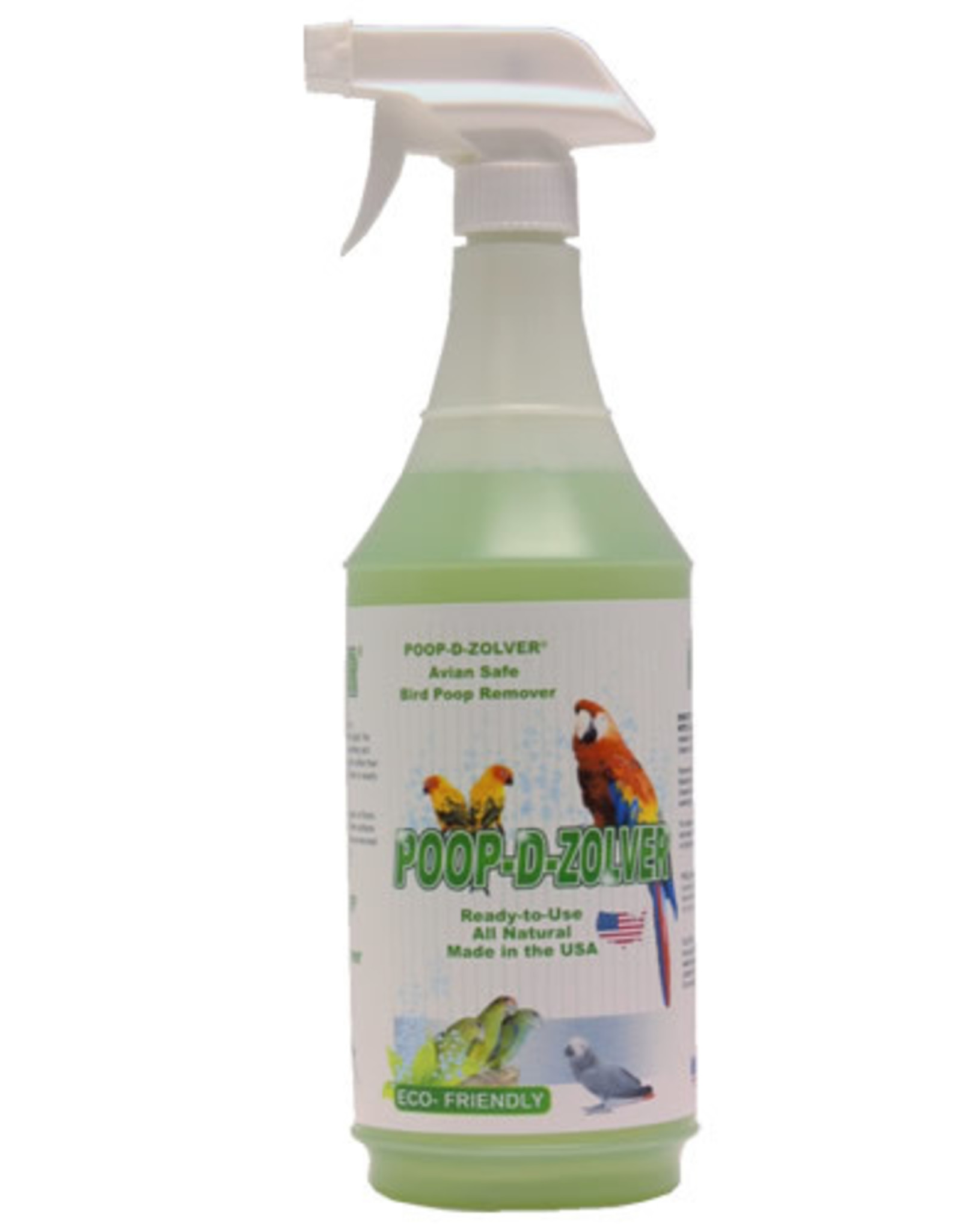 A&E CAGE CO. AE- PD32- POOP-D-SOLVER- ALL NATURAL ENZYMATIC CAGE CLEANER AND DEODORIZER- 100% SAFE- LIME COCONUT SCENT- 32 OZ
