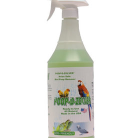 A&E CAGE CO. AE- PD32- POOP-D-SOLVER- ALL NATURAL ENZYMATIC CAGE CLEANER AND DEODORIZER- 100% SAFE- LIME COCONUT SCENT- 32 OZ