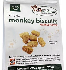 EXOTIC NUTRITION EXOTIC NUTRITION- MONKEY BISCUITS- 18X20X8- ORANGE 10LB