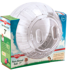 CENTRAL - KAYTEE PRODUCTS SUPER PET- RUN ABOUT BALL- 7 DIA- CLEAR