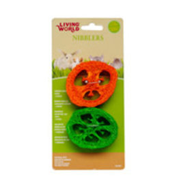 LIVING WORLD LIVING WORLD - 61479- NIBBLERS LOOFAH CHEWS SLICES
