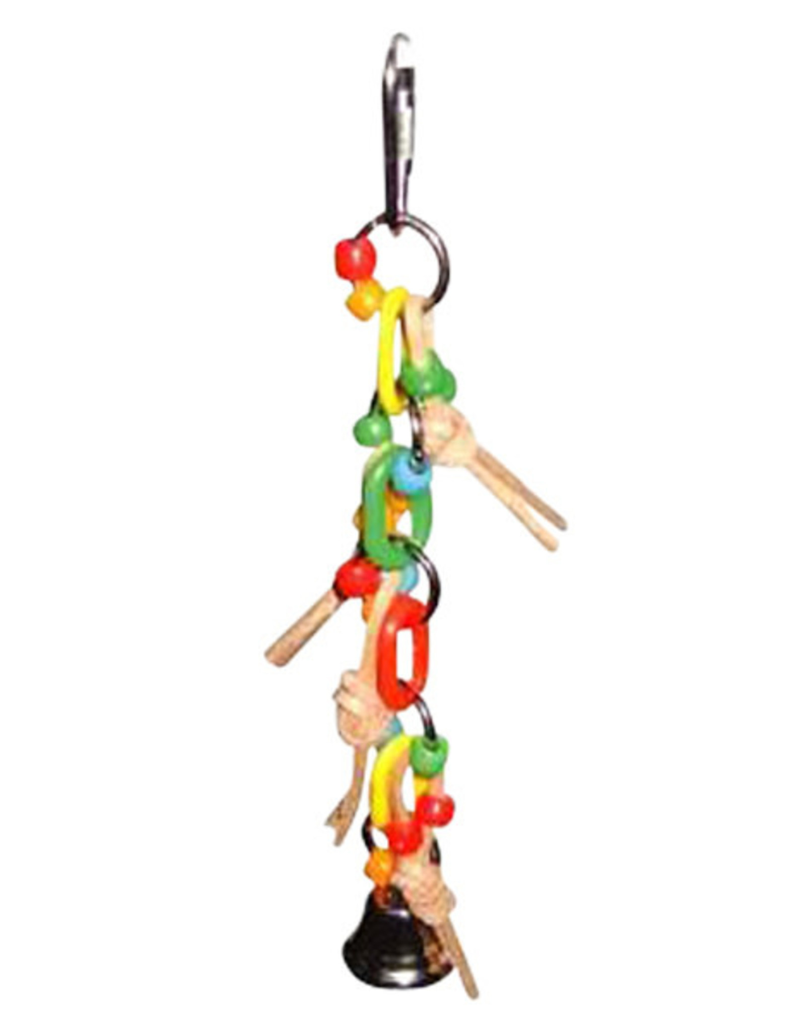 HAPPY BEAKS HB46329- PLASTIC CHAIN WITH LEATHER- 10 X 2