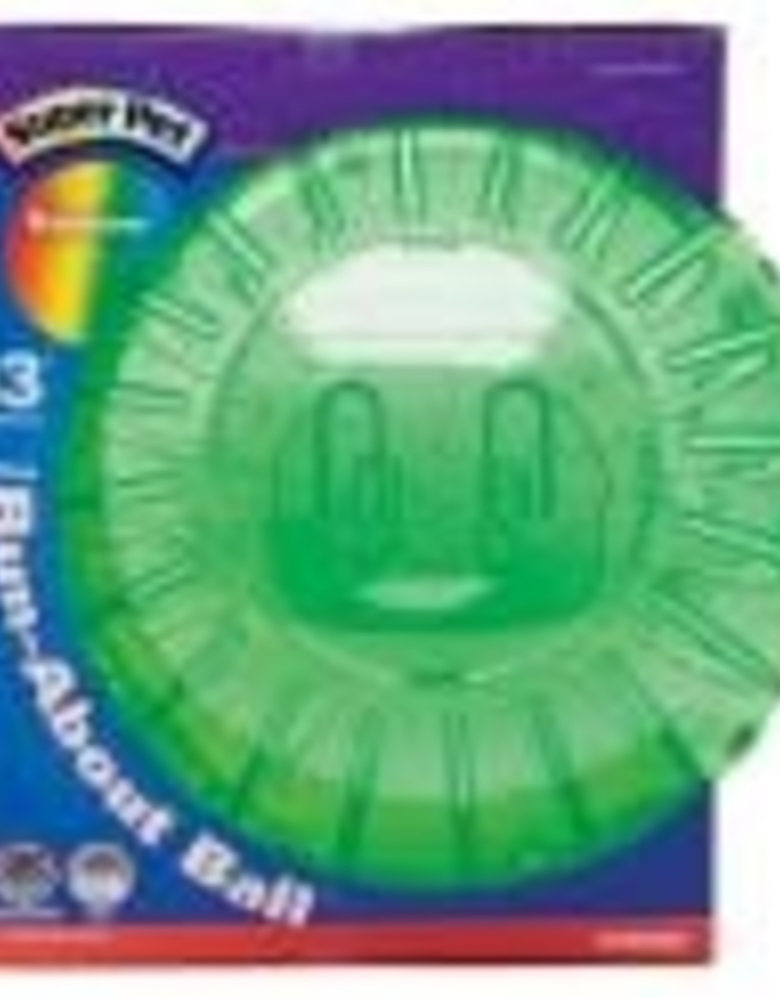 CENTRAL - KAYTEE PRODUCTS SUPER PET- RUN ABOUT BALL- 13 DIA- RAINBOW