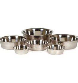 HEAVY WEIGHT BOWL-  STAINLESS STEEL- 1 PINT