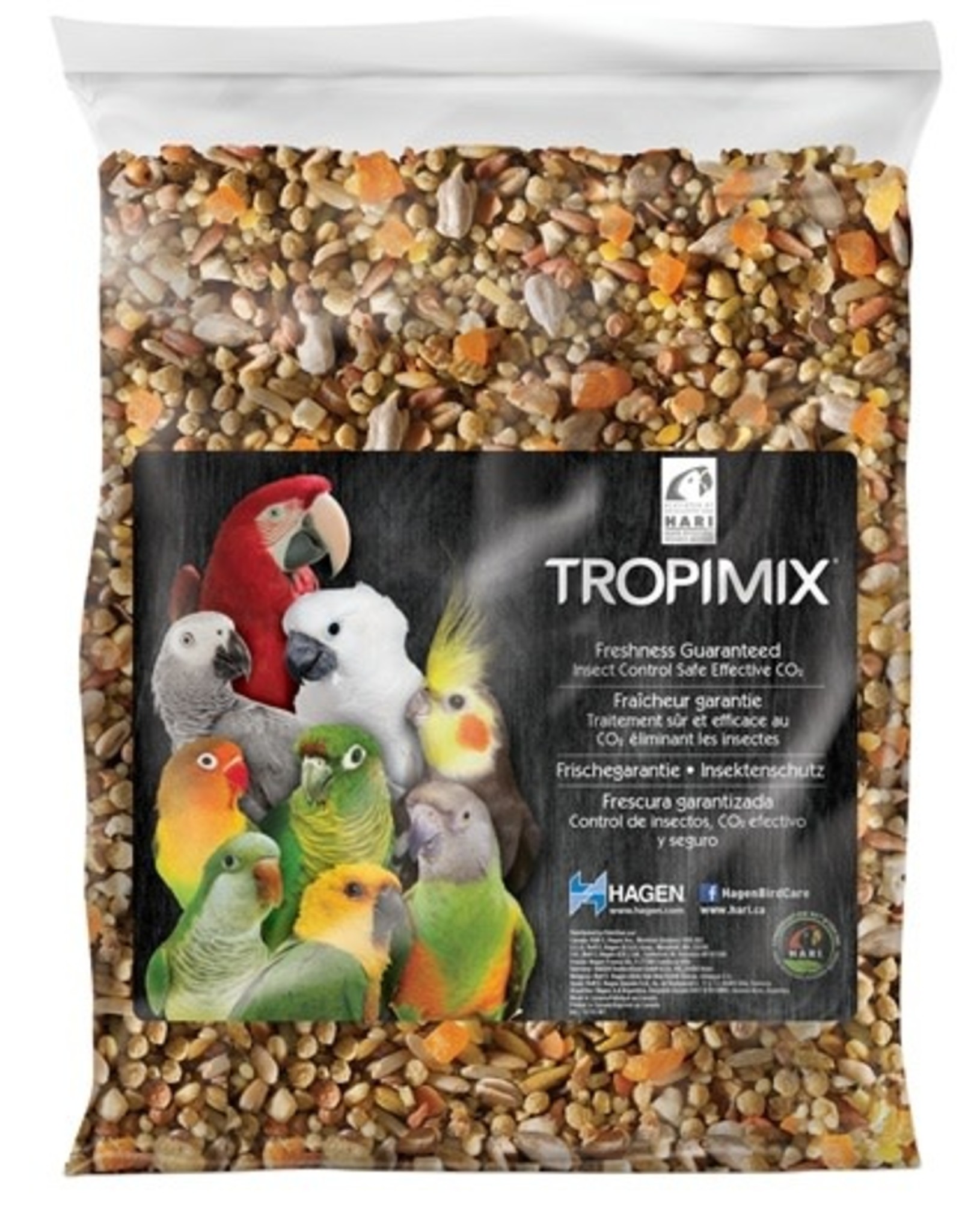 HARI BIN #34- HARI- 80633- TROPIMIX- COCKATIEL/LOVEBIRD- 8 LB BAG