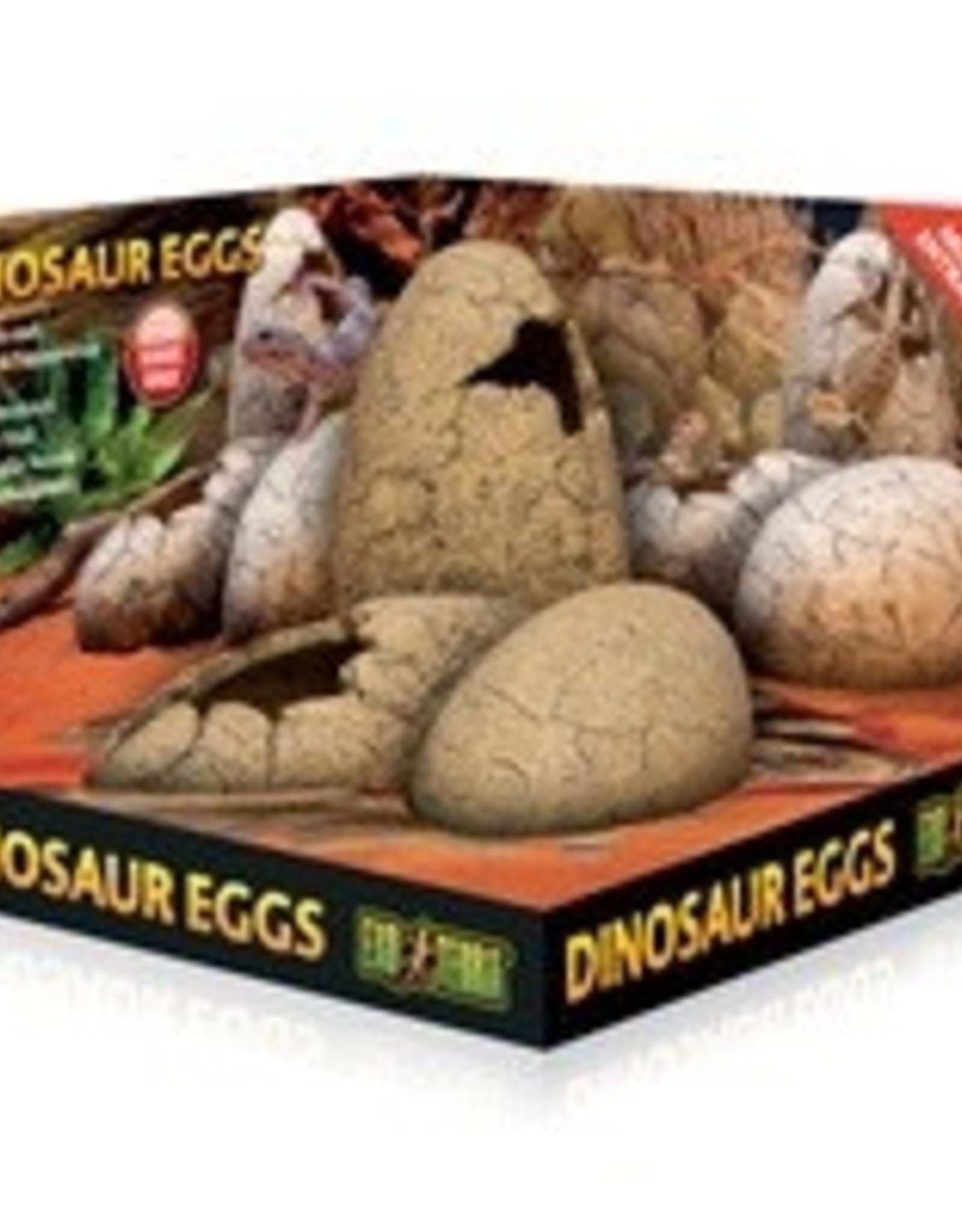 EXO TERRA EXO TERRA- PT2841- TERRARIUM DECOR- HIDEOUT- FOSSIL- 9X9X7- DINOSAUR EGGS