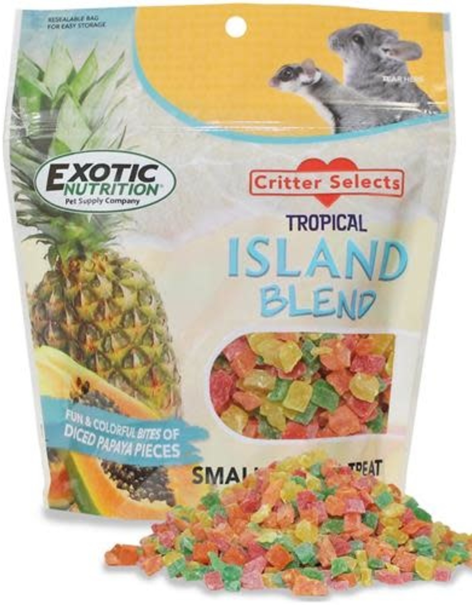 EXOTIC NUTRITION EXOTIC NUTRITION- EN1954- TREAT- 2X4X6- ISLAND BLEND 4 OZ