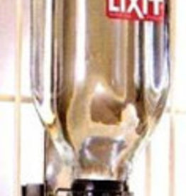 LIXIT ANIMAL CARE PRODUCTS LIXIT- GLASS BOTTLE-4X4X14- WITH HARDWARE AND STOPPER- 32 OZ- MEDIUM