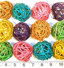 HAPPY BEAKS HB46568  COLORED VINE BALLS - 1.5 INCH