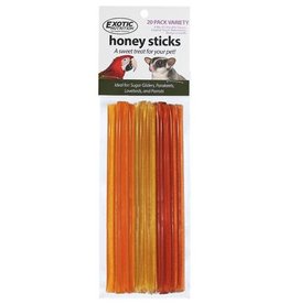 EXOTIC NUTRITION EXOTIC NUTRITION- EN919- HONEY STICKS-3X8X.5- VARIETY PACK 20 CT