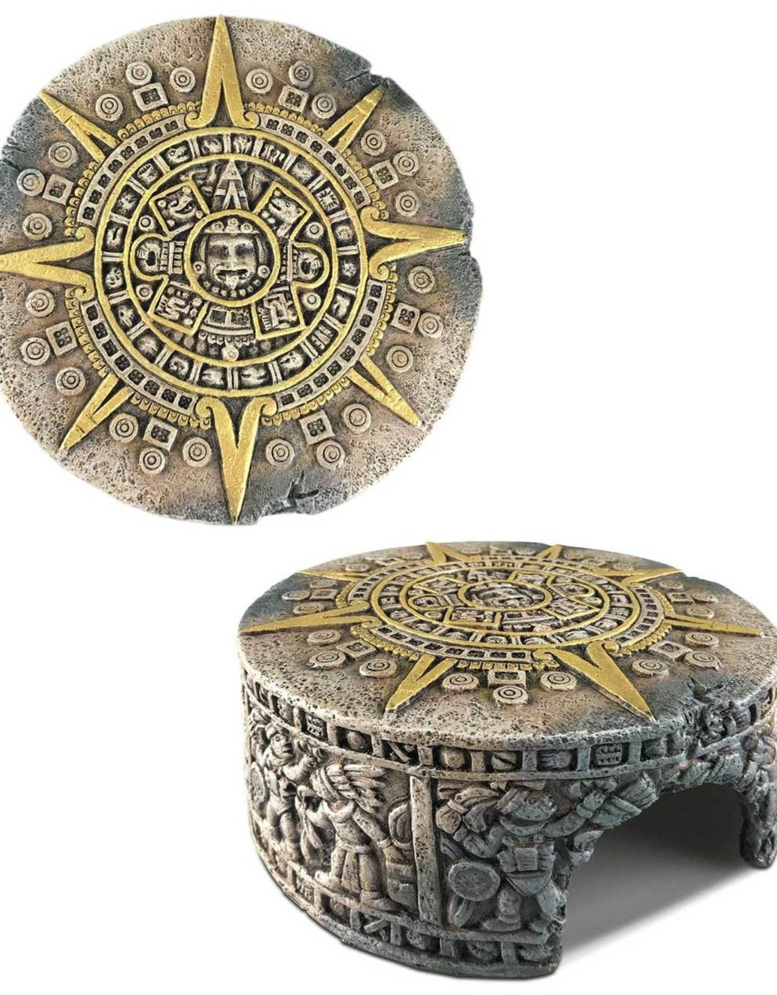 EXO TERRA PT3166 AZTEC CALENDAR HIDEOUT MEDIUM Rhonda's Aviary