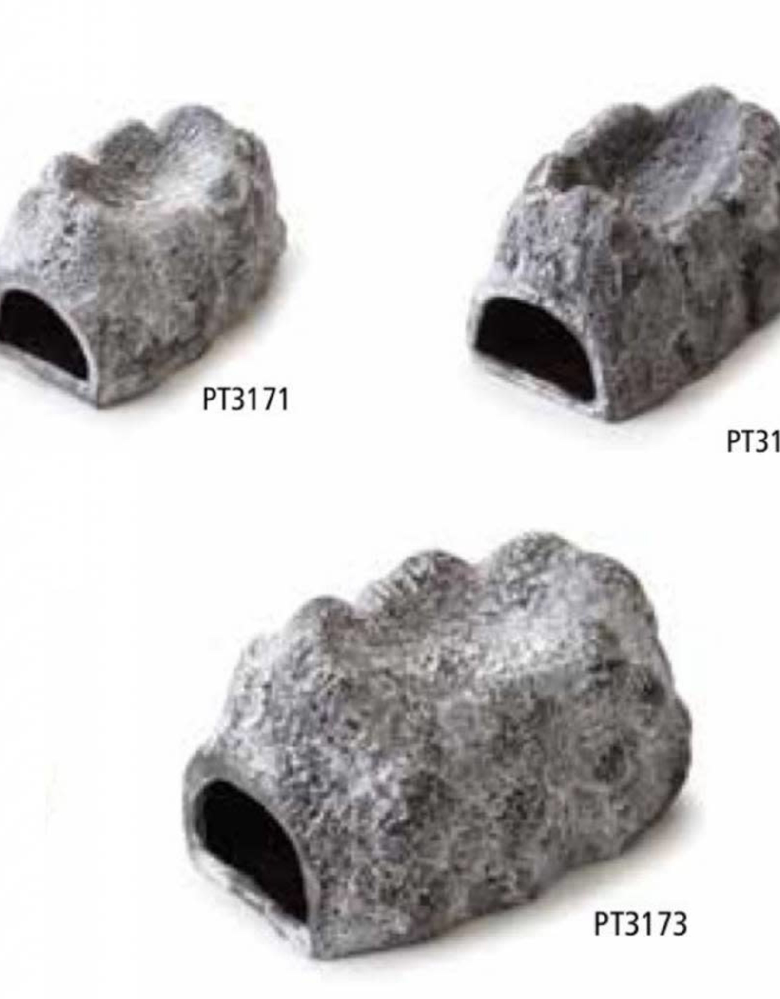 EXO TERRA EXO TERRA- PT3173-  HIDE- MOISTURE RETAINING- WATER DISH/WET ROCK CAVE- 4X4X8- LARGE