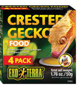 EXO TERRA EXO TERRA- PT3271- CRESTED GECKO FOOD- 2X4X6- 4 PACK (GOES WITH PT3259 CUP HOLDER)