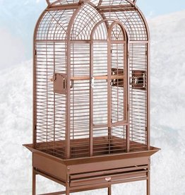 HQ HQ 22622BK- BIRD CAGE- POWDER COATED- DOME- OPEN TOP- 26X22- BLACK