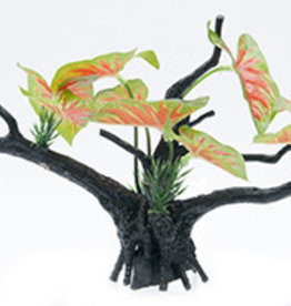 PENN-PLAX PENN PLAX- DWP2- DRIFTWOOD PLANT- 13.X5X4- GREEN AND RED