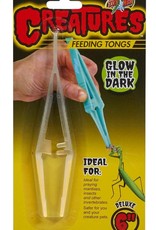 ZOO MED LABORATORIES, INC. ZOO MED- CT-20- CREATURES FEEDING TONGS- 4X.5X6- GLOW IN THE DARK