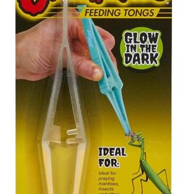 ZOO MED LABORATORIES, INC. ZOO MED- CT-20- CREATURES FEEDING TONGS- 4X.5X6- GLOW IN THE DARK