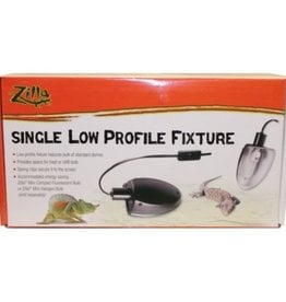 ZILLA PET PRODUCTS ZILLA- LOW PROFILE FIXTURE- 4.75X2.5X8.75- SINGLE